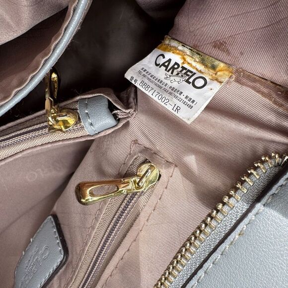 Cartello Baby Blue Hand Bag Crossbody Bag - Picture 4 of 16